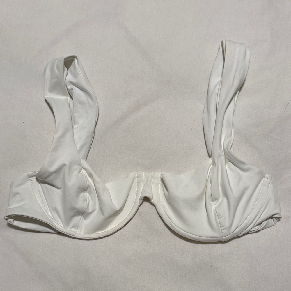 LSpace White Bikini Top
